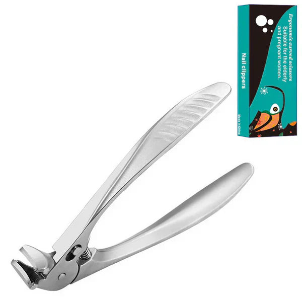 🔥Curved Stainless Steel Nail Clippers – Ergonomic and easy for seniors to use