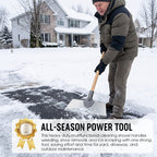 🧱❄️ Heavy Duty Multifunction Cleaning Shovel – Ultra-Sharp Manganese Steel Blade for All Seasons 🔥🌿