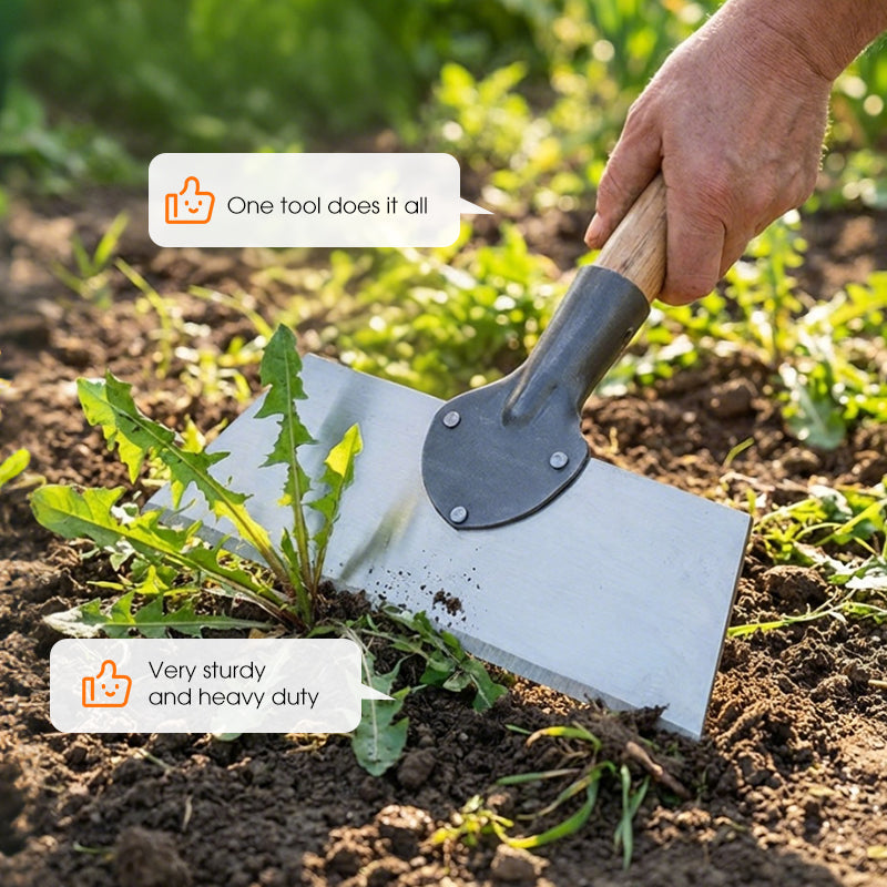 🧱❄️ Heavy Duty Multifunction Cleaning Shovel – Ultra-Sharp Manganese Steel Blade for All Seasons 🔥🌿