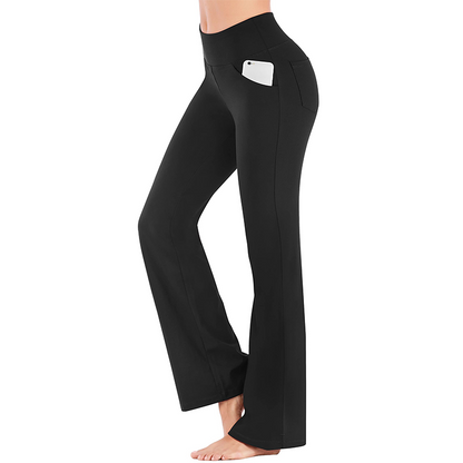 Women's High Waisted Stretchy Flare Pants