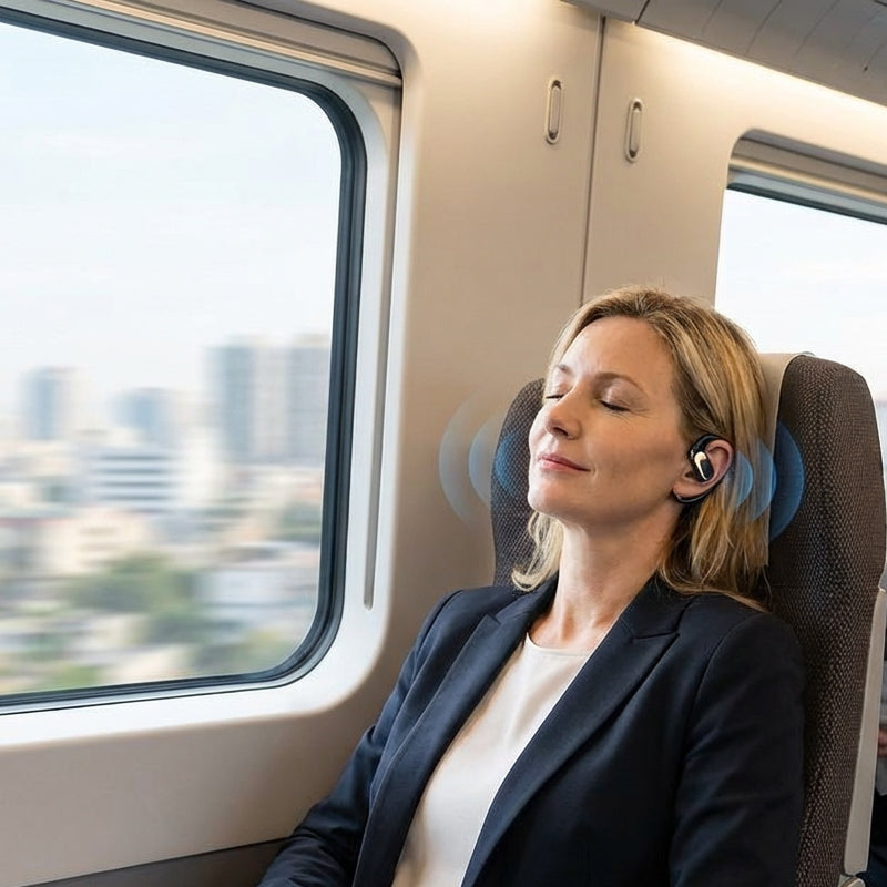 🎧 Open-ear Headphones with 72-hour Battery Life, Secure Fit for Workouts and Commutes ✨