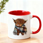 Highland Cow Ceramic Coffee Mug