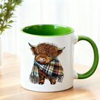 Highland Cow Ceramic Coffee Mug