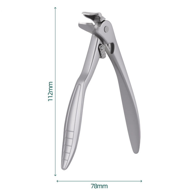 🔥Curved Stainless Steel Nail Clippers – Ergonomic and easy for seniors to use