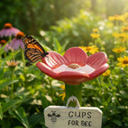 Flower-Shaped Bee Waterer Garden Stake