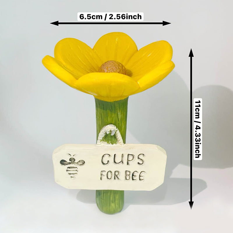 Flower-Shaped Bee Waterer Garden Stake