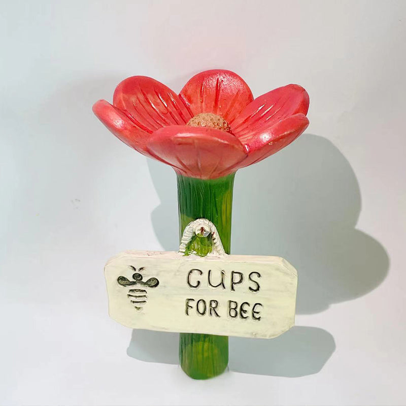Flower-Shaped Bee Waterer Garden Stake