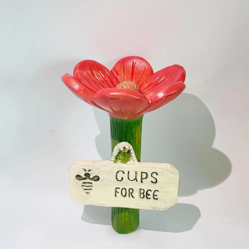 Flower-Shaped Bee Waterer Garden Stake