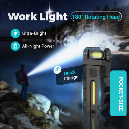 180° Rotating Head LED Work Light