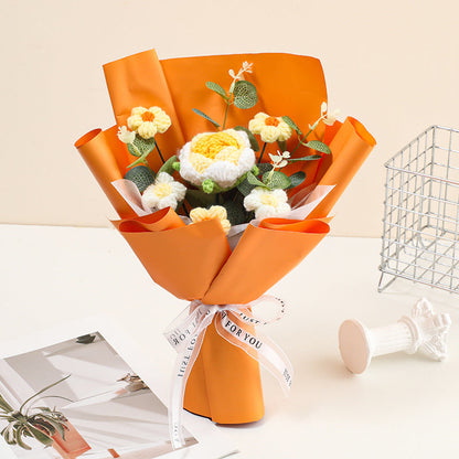 🔥Handmade Delicate Crochet Flower Bouquet