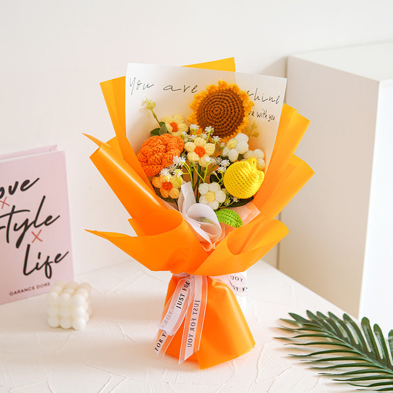 🔥Handmade Delicate Crochet Flower Bouquet