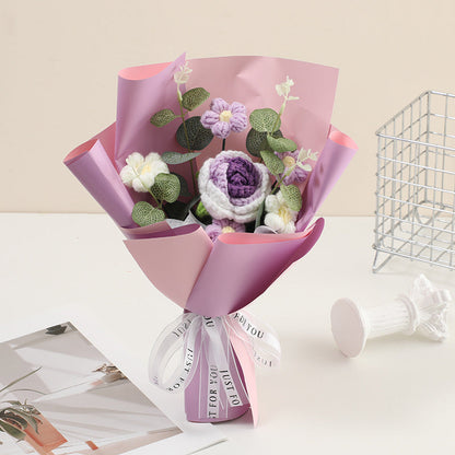 🔥Handmade Delicate Crochet Flower Bouquet