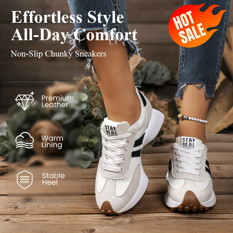 👟Women's Casual Non-Slip Chunky Sneakers – Cushioned Insole, Breathable Mesh & Trendy Look ✨