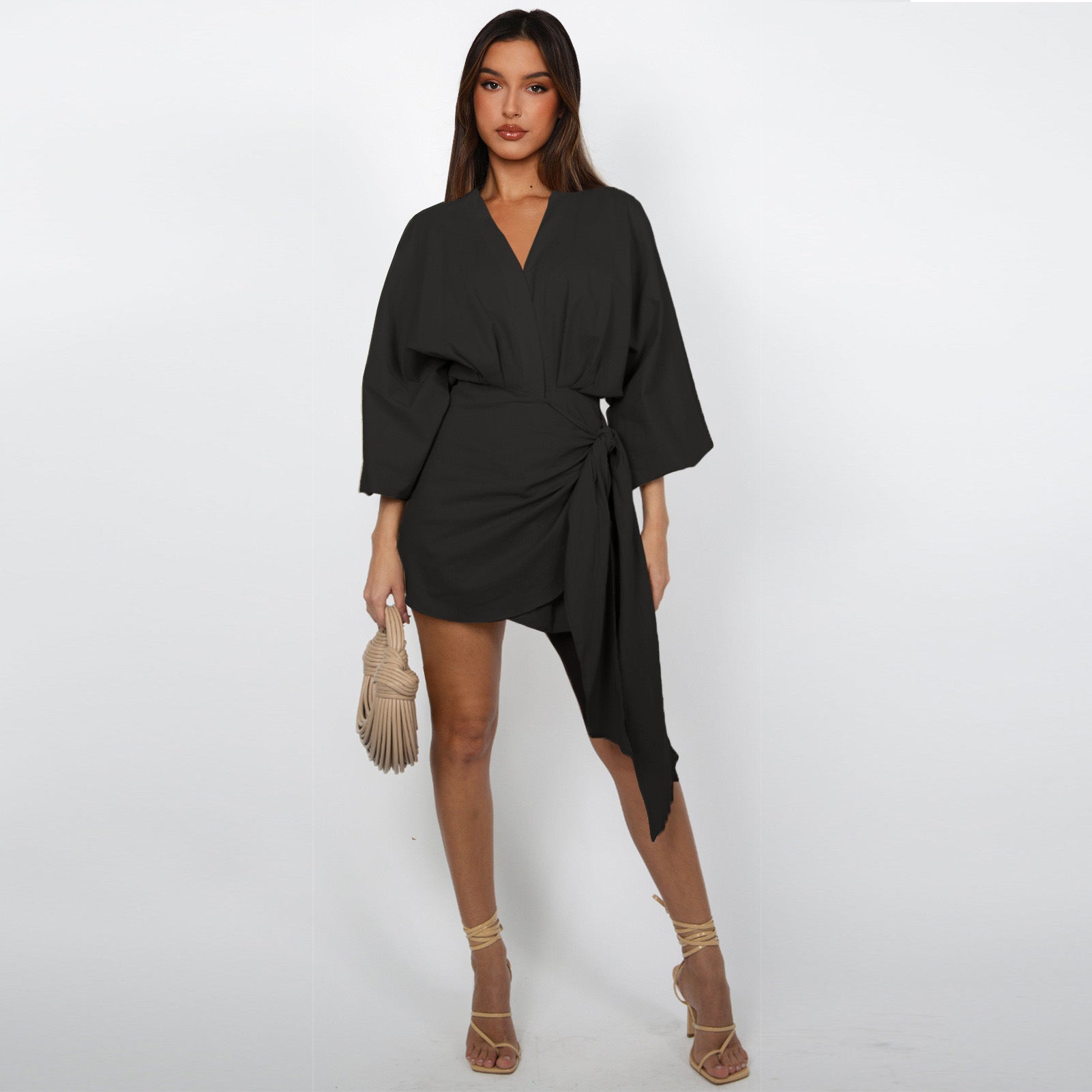 Women's V-Neck Wrap Dress