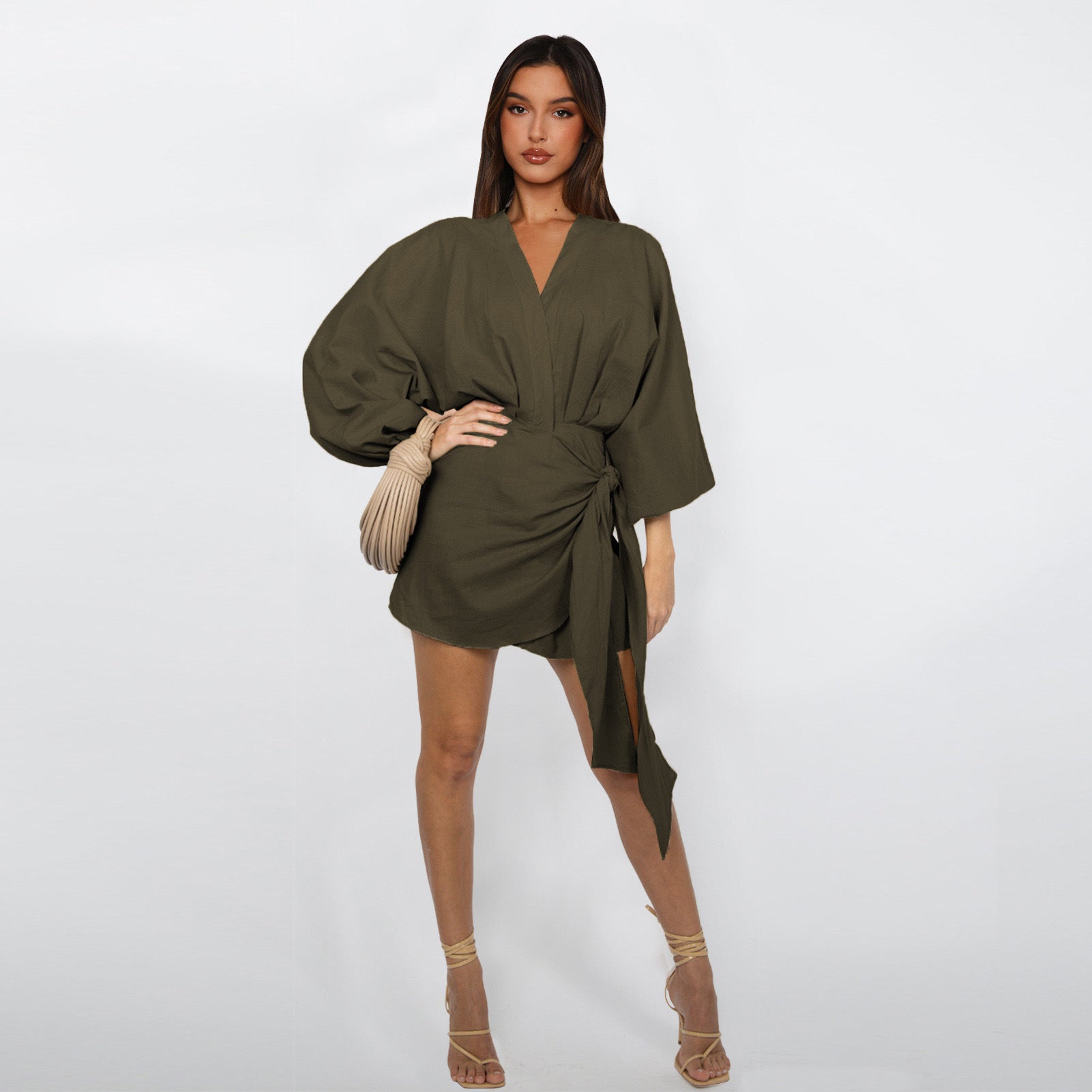 Women's V-Neck Wrap Dress