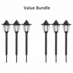 Vintage Solar-Powered Hexagonal Garden Lights