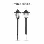 Vintage Solar-Powered Hexagonal Garden Lights