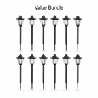 Vintage Solar-Powered Hexagonal Garden Lights