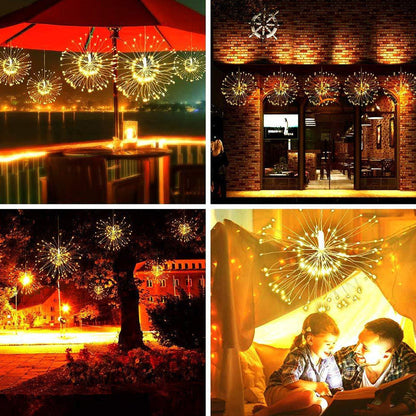 🔥Solar Firework String Lights for Yard & Parties