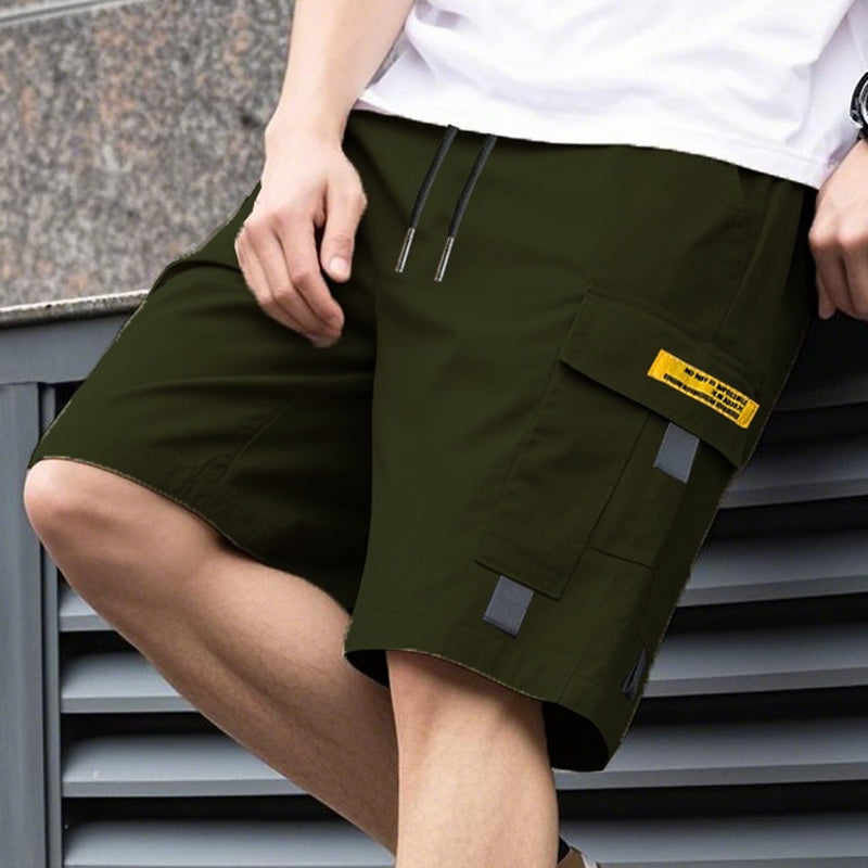 🩳 Men's Cargo Shorts with Drawstring – Easy pull-on, multi-pockets. Lightweight & comfy. Perfect for walks or gardening.