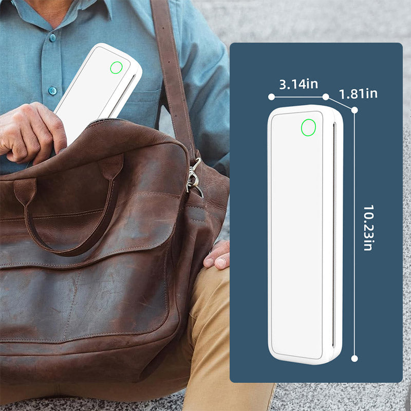 A4 Mini Thermal Wireless Printer with Paper