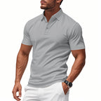 Men's Quick-Dry Short-Sleeve Lapel T-Shirt