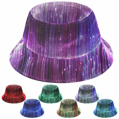 Luminous Fiber Optic Bucket Hat