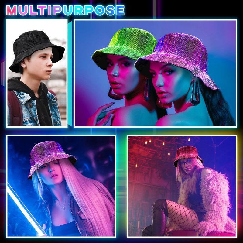 Luminous Fiber Optic Bucket Hat