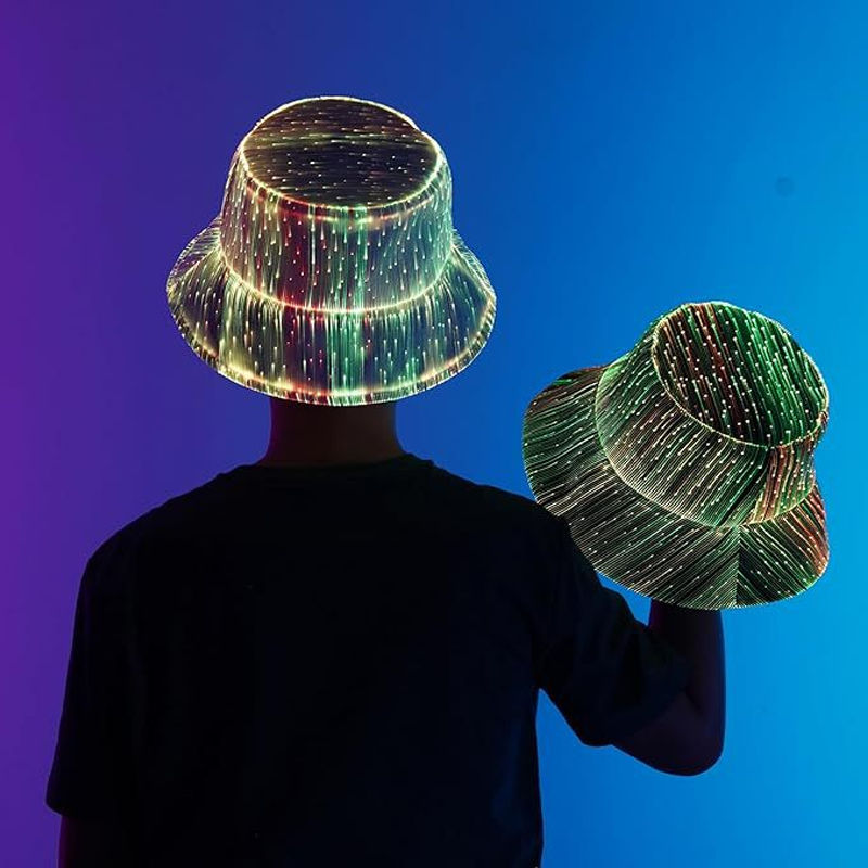 Luminous Fiber Optic Bucket Hat