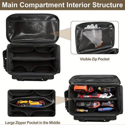 14-Inch Heavy-Duty Canvas Tool Bag