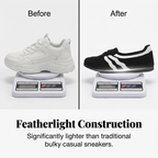 Women's Retro Wave Stripe Lace-Up Sneakers