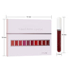 ⏳Time-Limited Special⏰10Pcs Matte Waterproof  Long Lasting Lip Gloss