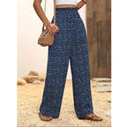 Women's Smocked High Waist Wide Leg Pants👖