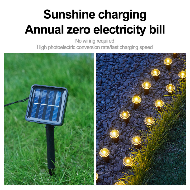 💡☀️ Solar Powered Garden Pathway Lights – Auto On/Off, Weatherproof & Perfect for Walkways & Yard Decoration 🏡