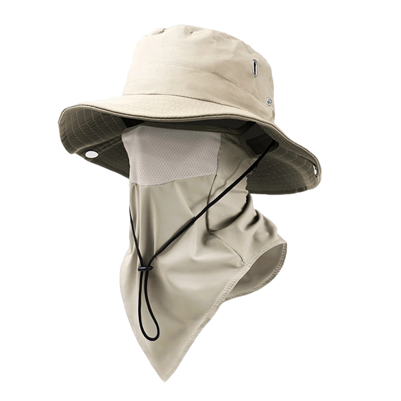🎉 UV Protection Bucket Hat with Face Cover