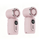 Portable Clip-On Fan with LED Display
