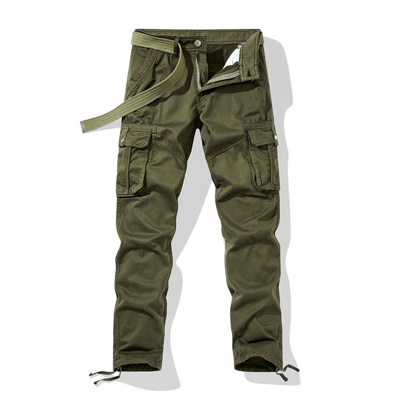 👖 Men's Classic Tactical Cargo Pants – Multi-Pocket, Durable, Adjustable Cuffs 🔧