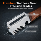 🥒 3-in-1 Scallion Shredder & Peeler – Fast, Efficient & Must-Have Kitchen Tool ✨🍴