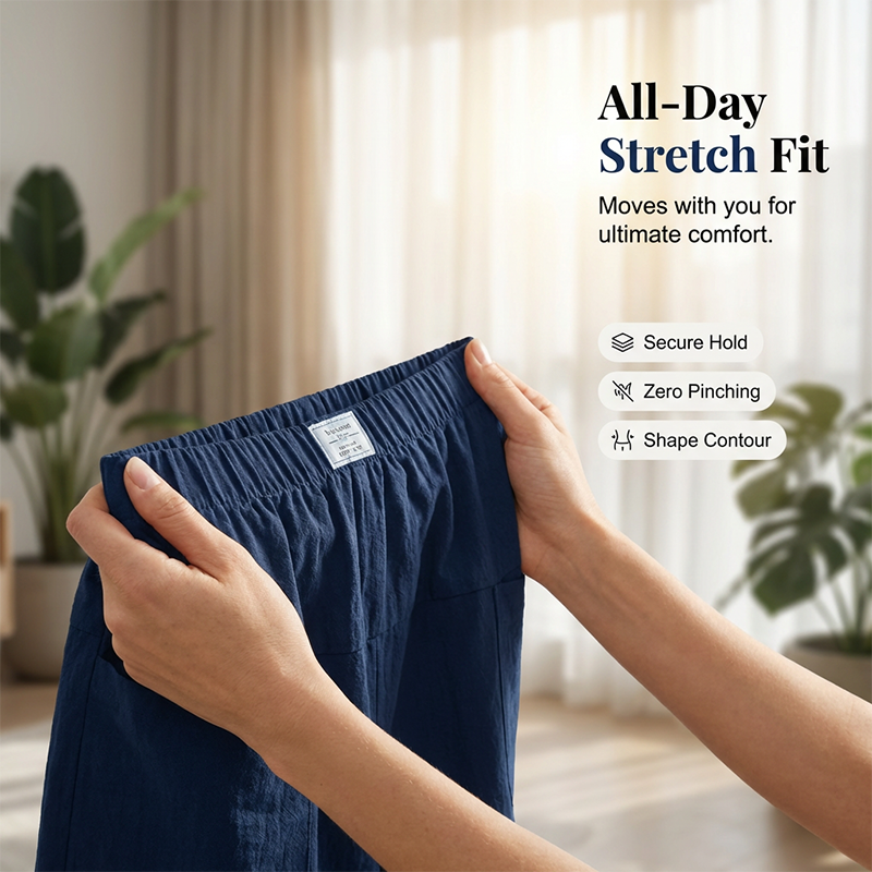 💃Women's Casual Elastic Waist Wrap Skort
