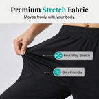 🏆👖 Women's Casual Quick-Dry Stretchy Capri Pants – Lightweight, breathable & perfect for travel, yoga or everyday wear ✨