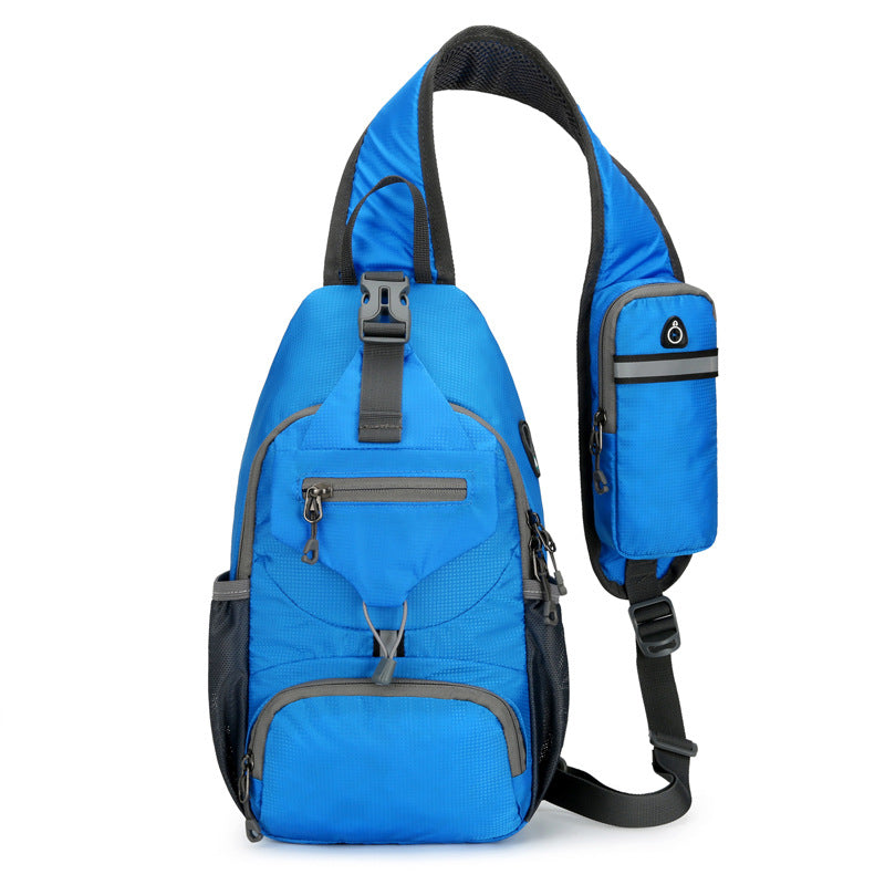 🎒Men's Outdoor Sling Crossbody Bag – Multi-Pocket, Water-Resistant, Breathable Back 🌦️