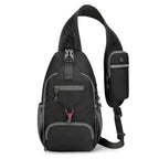 🎒Men's Outdoor Sling Crossbody Bag – Multi-Pocket, Water-Resistant, Breathable Back 🌦️