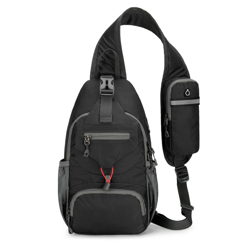 🎒Men's Outdoor Sling Crossbody Bag – Multi-Pocket, Water-Resistant, Breathable Back 🌦️