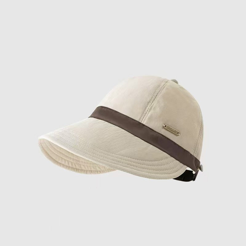 🧢 Women’s Wide Brim Sun Hat ✅ Ponytail Opening & UV Shade | Lightweight Outdoor Baseball Cap ☀️