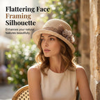 Foldable High-Top Summer Hat for Women
