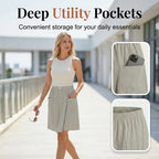 💃Women's Casual Elastic Waist Wrap Skort