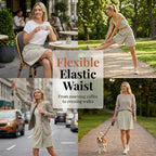 💃Women's Casual Elastic Waist Wrap Skort