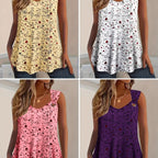 🌸 Women's Floral Print Tank Top – Chic V-Neck & Flowy Fit – Summer Wardrobe Essential 🌞