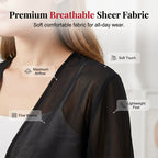 ⏳Time-Limited Special⏰Women's Chiffon Tie-Front Top – Summer Layering Essential 🍃