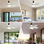 🔥2-IN-1 PORTABLE CEILING FAN & LIGHT with Remote Control